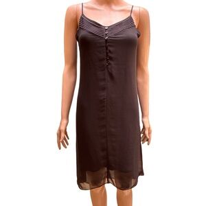 Express Elegant Sleeveless Black Chemise Small